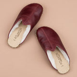 Men's Scarlet Barefoot Shearlings from Atlantis Handmade Shoes