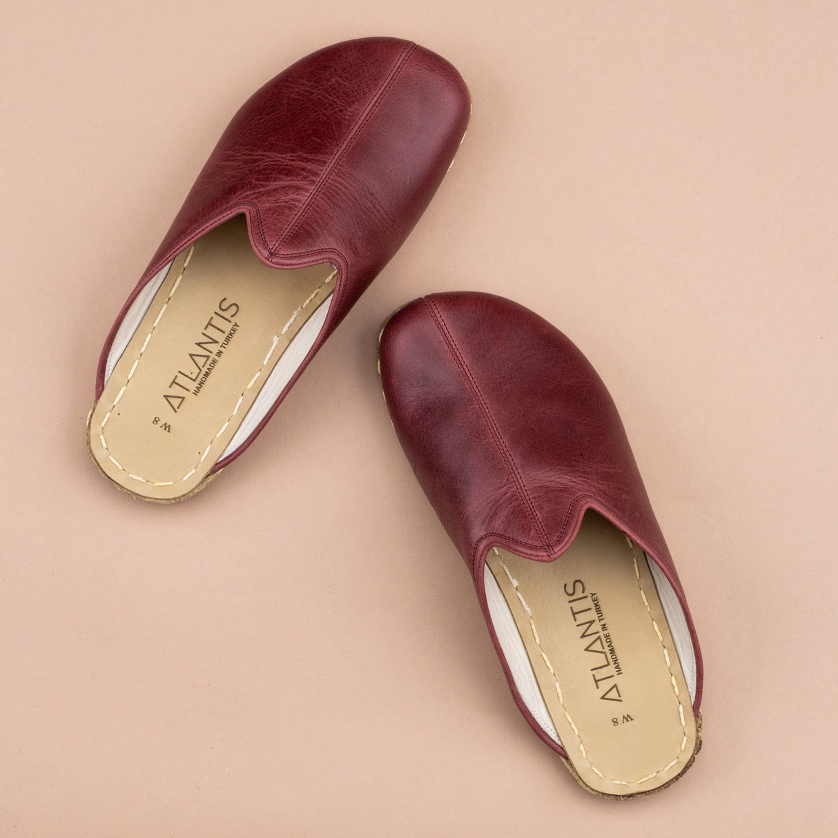 Women's Scarlet Barefoot Slippers from Atlantis Handmade Shoes