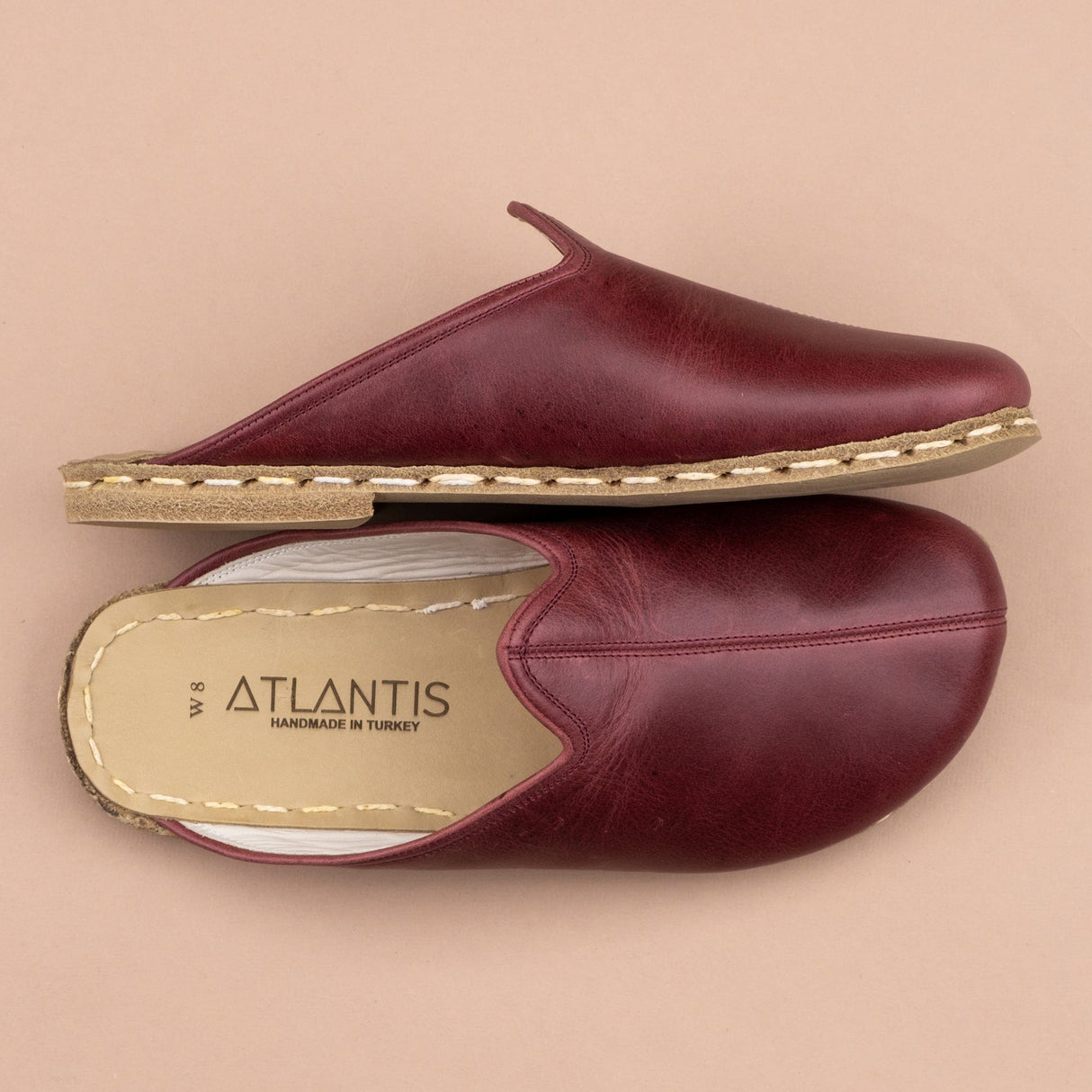 Women's Scarlet Barefoot Slippers from Atlantis Handmade Shoes