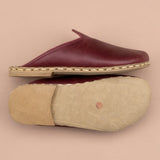 Men's Scarlet Barefoot Slippers From Atlantis Handmade Shoes