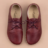 Men's Scarlet Oxfords from Atlantis Handmade Shoes