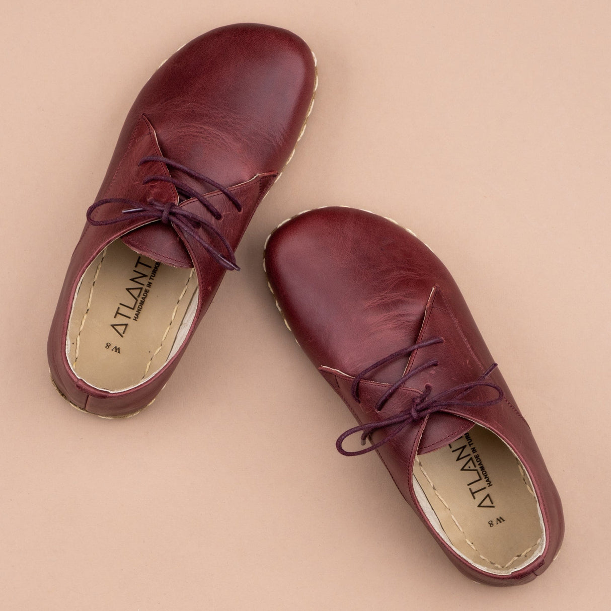 Men's Scarlet Oxfords from Atlantis Handmade Shoes