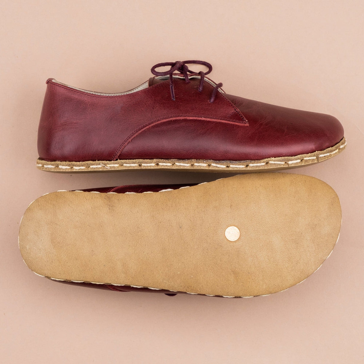 Men's Scarlet Oxfords from Atlantis Handmade Shoes