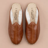 Men's Antique Brown Shearlings from Atlantis Handmade Shoes