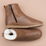 Women's Zaragoza Shearling Boots from Atlantis Handmade Shoes