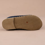 Men's Blue Barefoot Shearlings from Atlantis Handmade Shoes