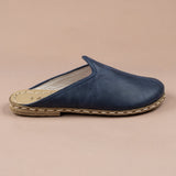 Men's Blue Barefoot Slippers from Atlantis Handmade Shoes