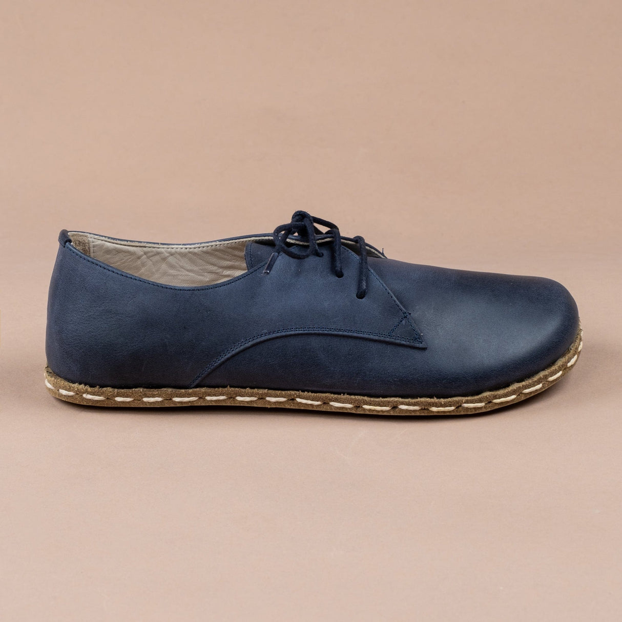 Men's Blue Oxfords from Atlantis Handmade Shoes