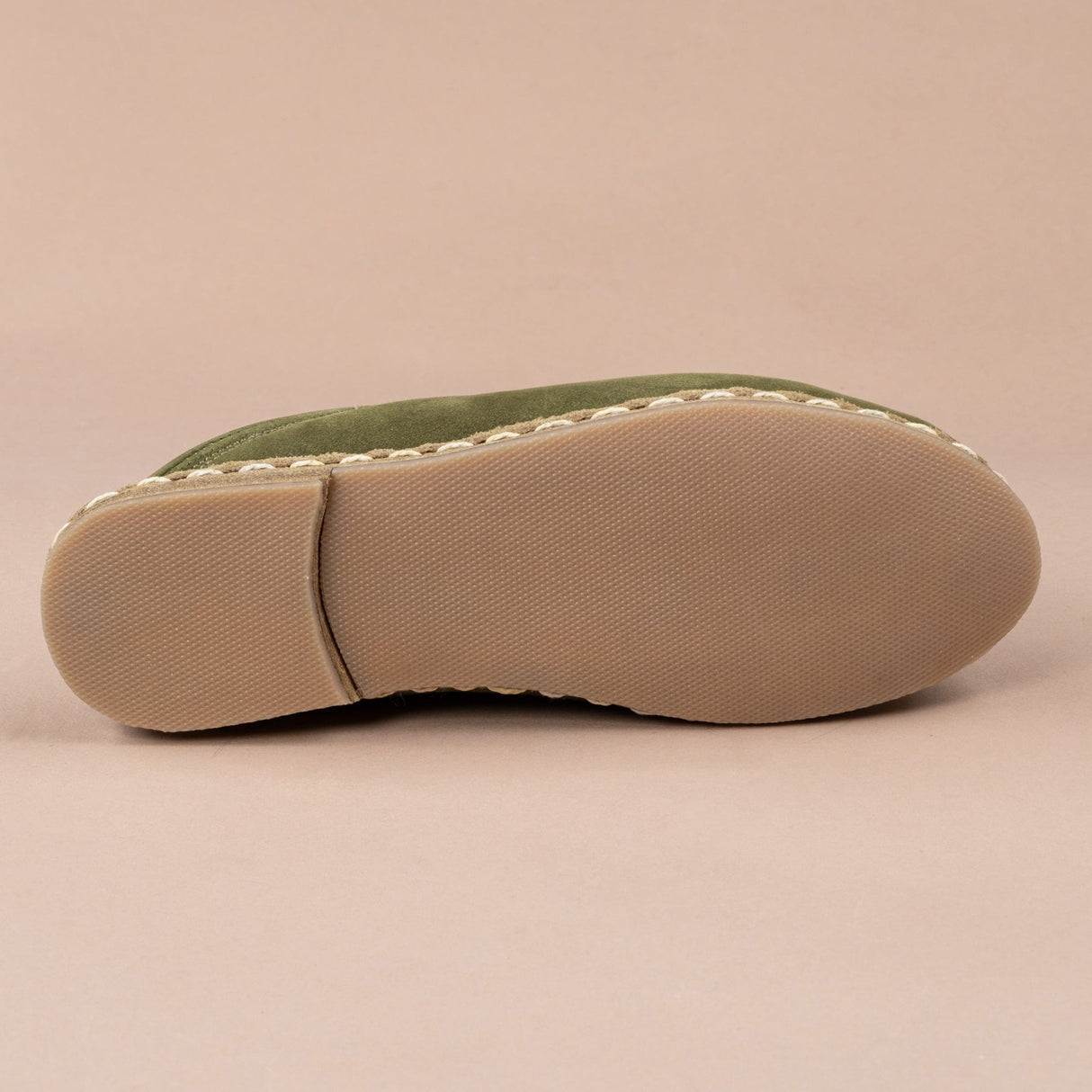 Men's Olive Shearlings from Atlantis Handmade Shoes