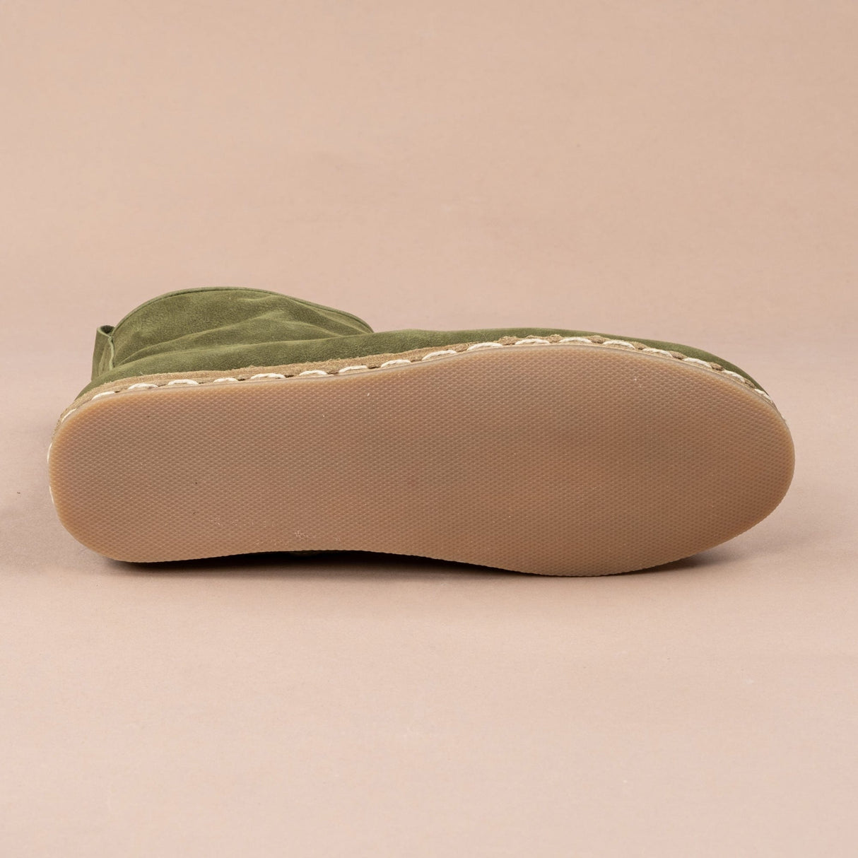 Women's Olive Boots from Atlantis Handmade Shoes