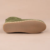 Men's Olive Boots from Atlantis Handmade Shoes