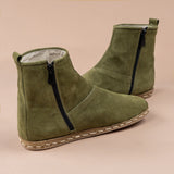 Men's Olive Boots from Atlantis Handmade Shoes