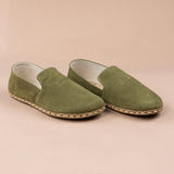 Men's Olive Minimalists from Atlantis Handmade Shoes