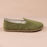 Women's Olive Barefoots from Atlantis Handmade Shoes