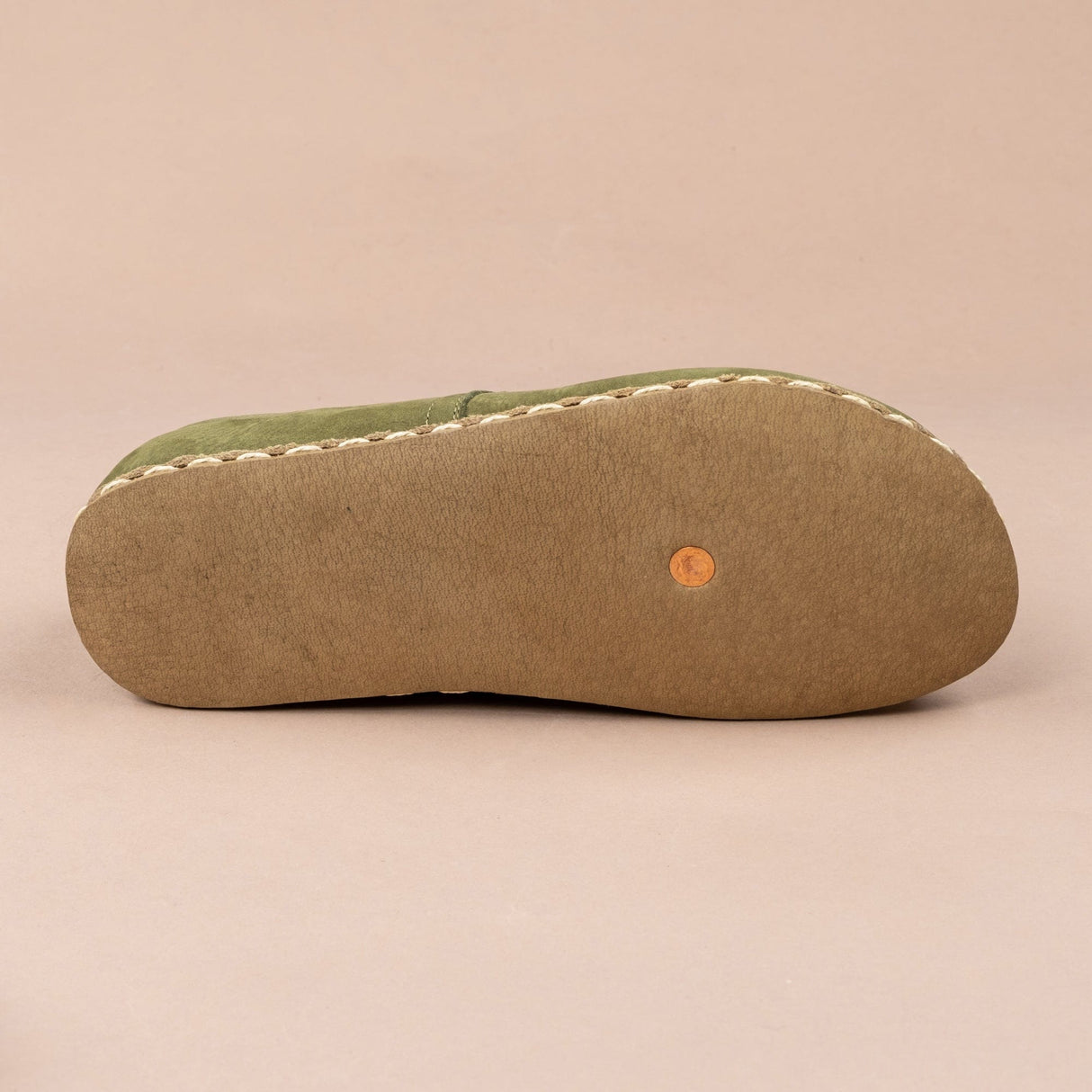 Women's Olive Barefoots from Atlantis Handmade Shoes