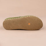 Women's Olive Barefoots from Atlantis Handmade Shoes