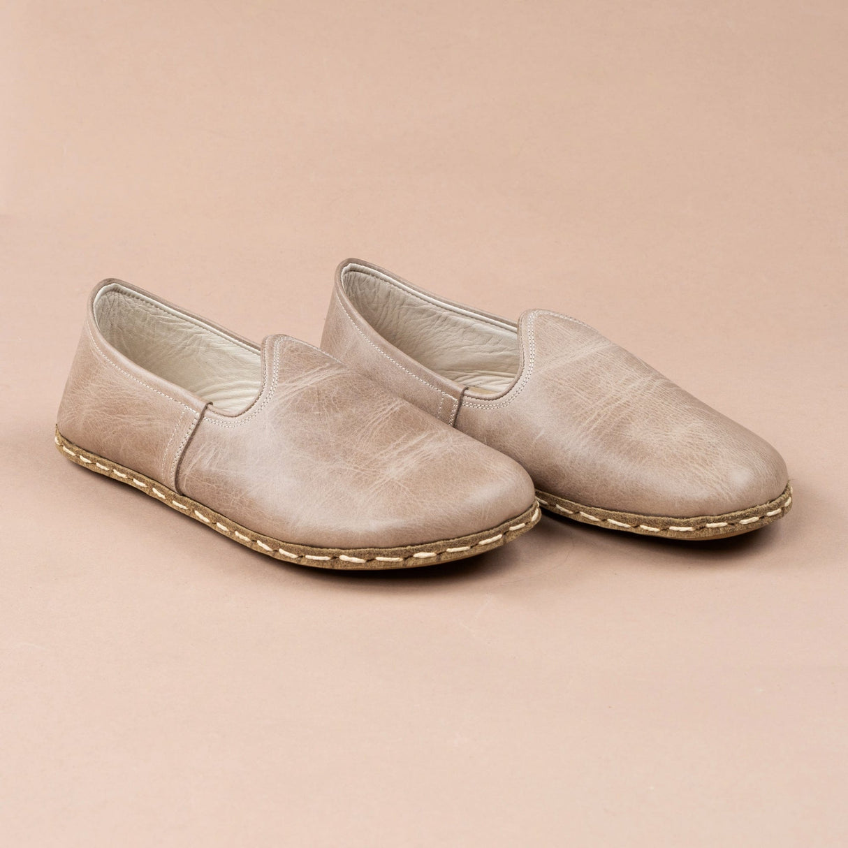 Women's Tan Barefoots from Atlantis Handmade Shoes
