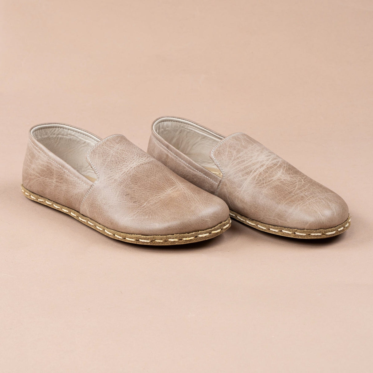 Women's Tan Minimalists from Atlantis Handmade Shoes