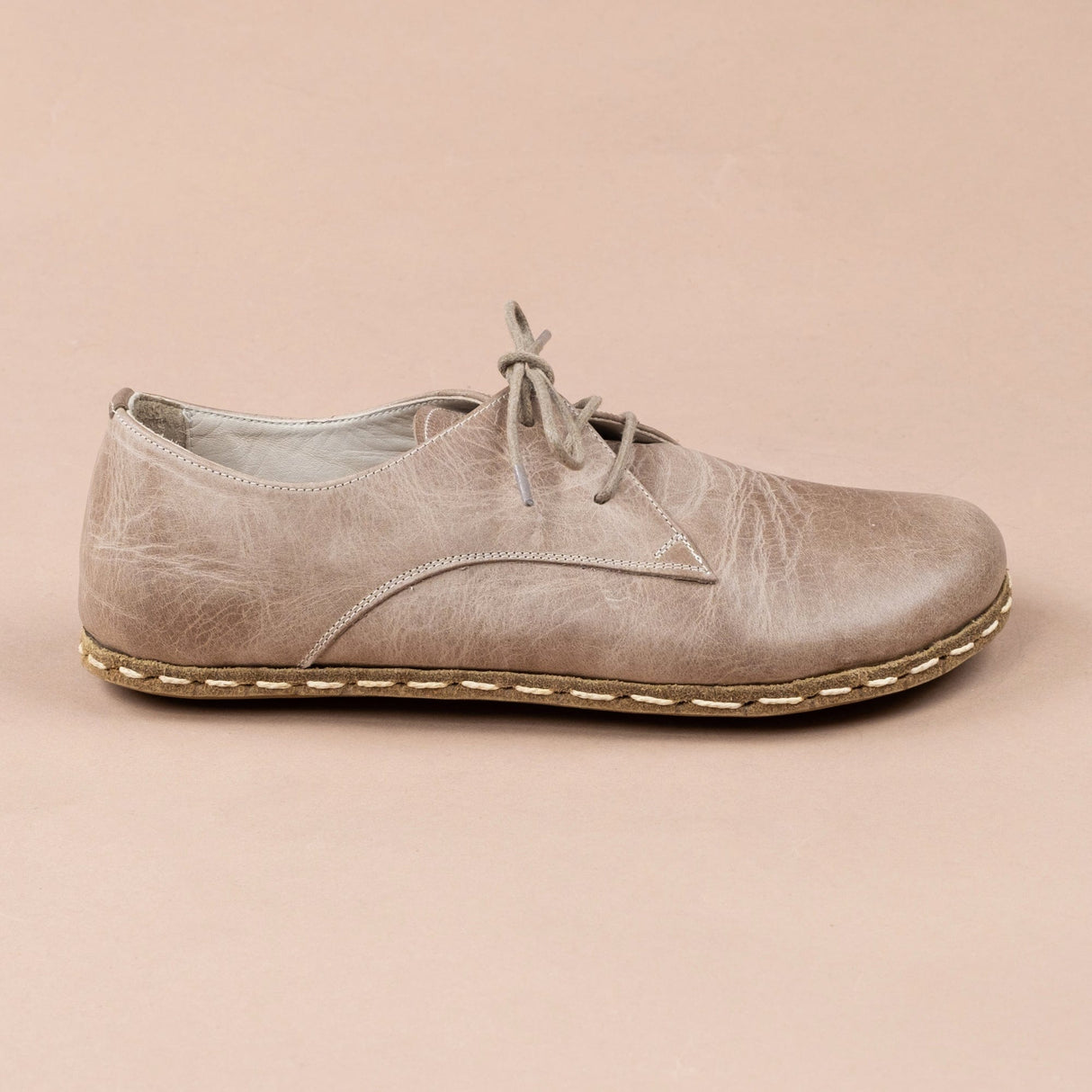 Men's Tan Oxfords from Atlantis Handmade Shoes