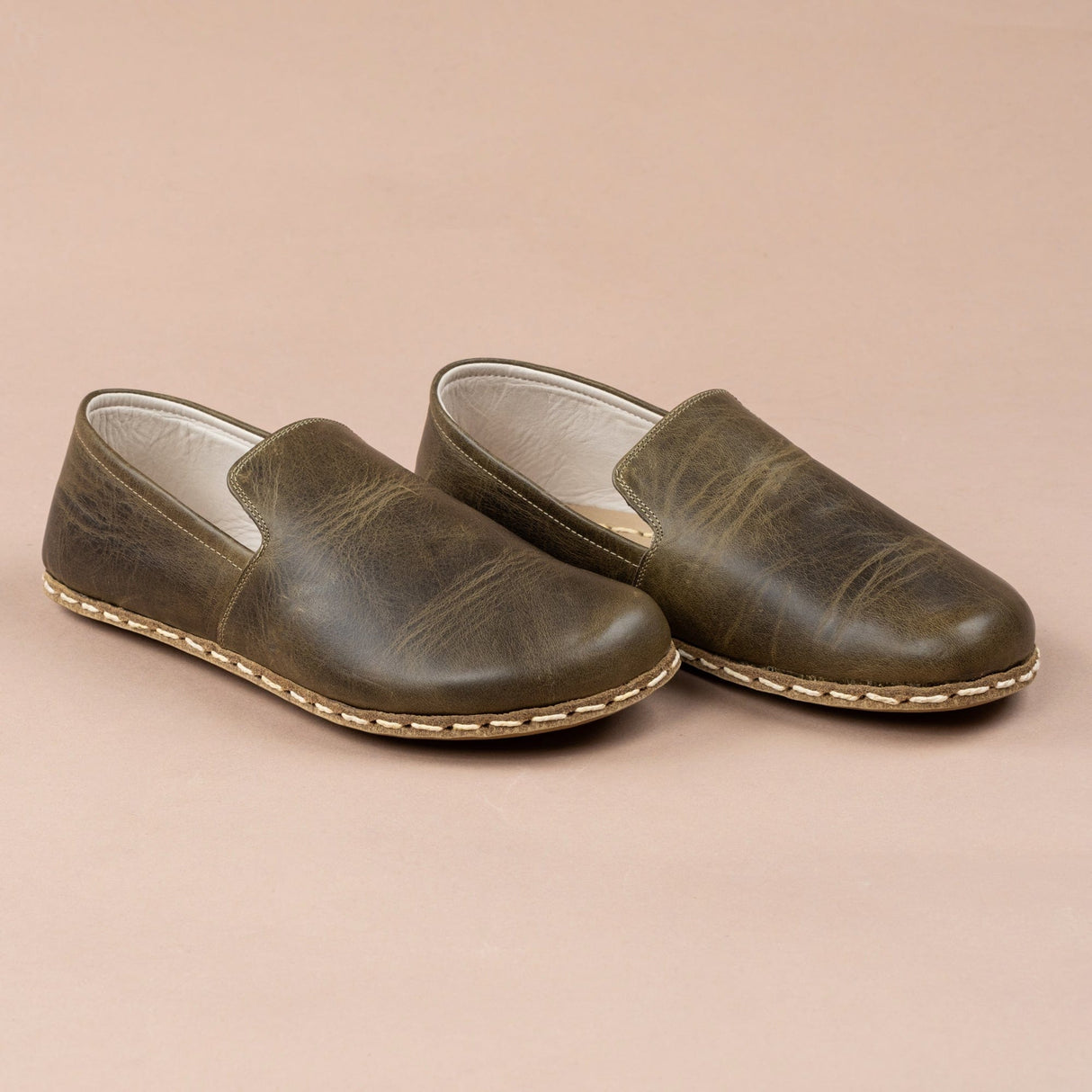 Men's Green Minimalists from Atlantis Handmade Shoes