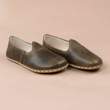 Women's Green Barefoots from Atlantis Handmade Shoes