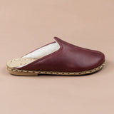 Women's Scarlet Barefoot Shearlings from Atlantis Handmade Shoes