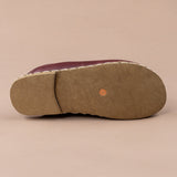 Men's Scarlet Barefoot Shearlings from Atlantis Handmade Shoes