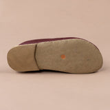 Men's Scarlet Barefoot Slippers From Atlantis Handmade Shoes