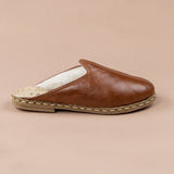 Men's Antique Brown Shearlings from Atlantis Handmade Shoes