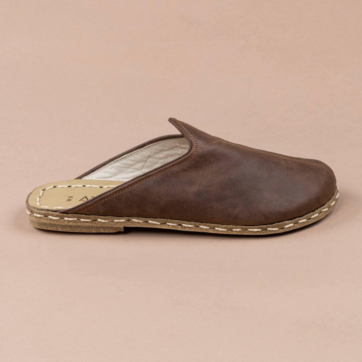 Women's Coffee Barefoot Slippers from Atlantis Handmade Shoes