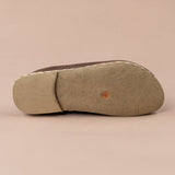 Men's Coffee Barefoot Slippers from Atlantis Handmade Shoes