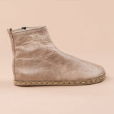 Men's Tan Barefoot Boots from Atlantis Handmade Shoes