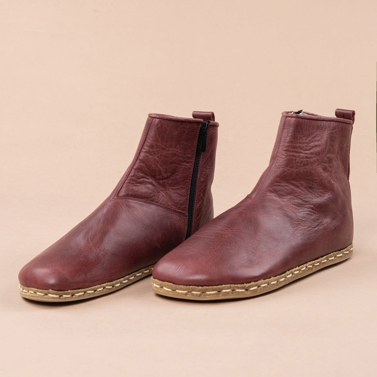 Men's Scarlet Barefoot Boots from Atlantis Handmade Shoes