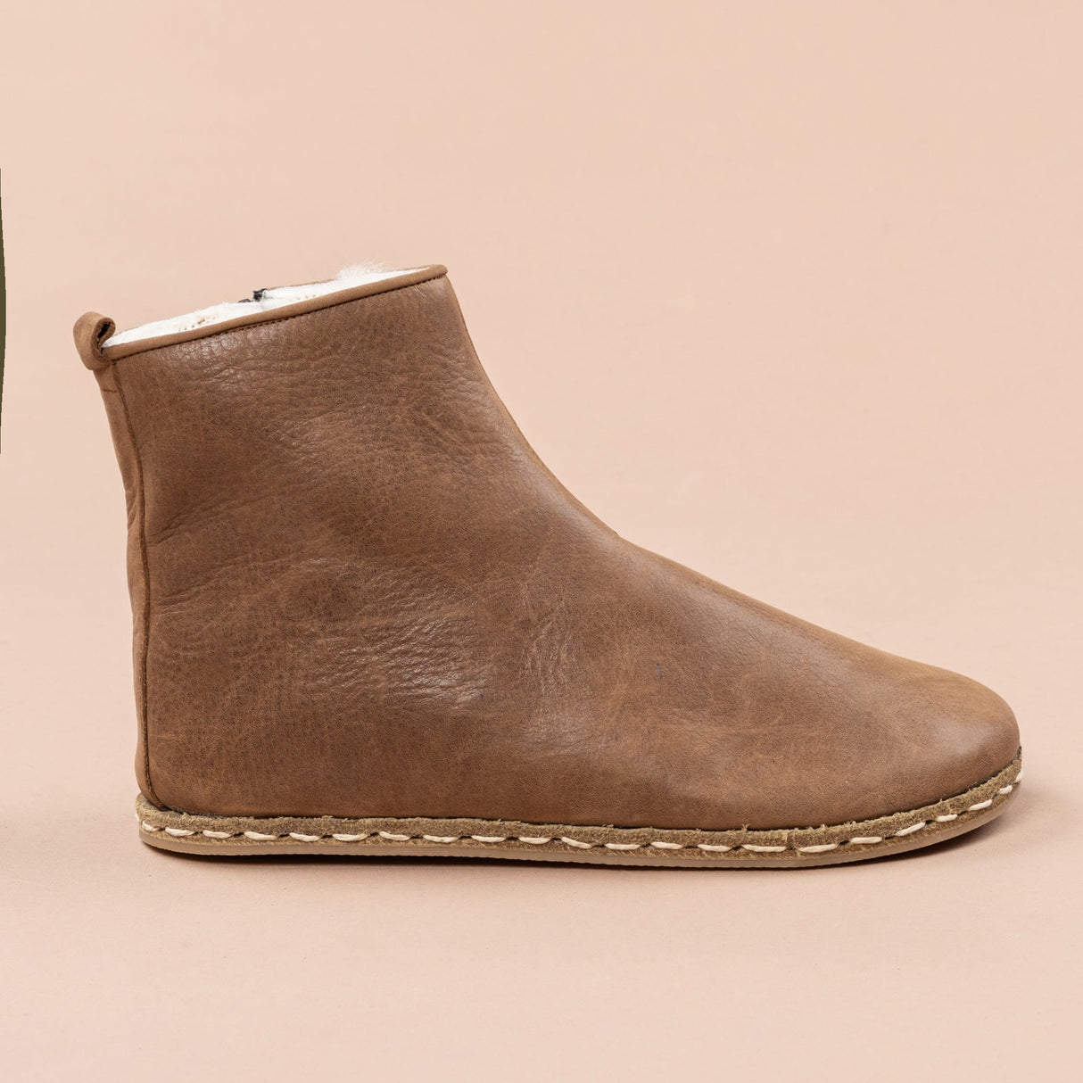 Men's Zaragoza Barefoot Boots with Fur from Atlantis Handmade Shoes