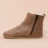 Men's Zaragoza Barefoot Boots with Fur from Atlantis Handmade Shoes