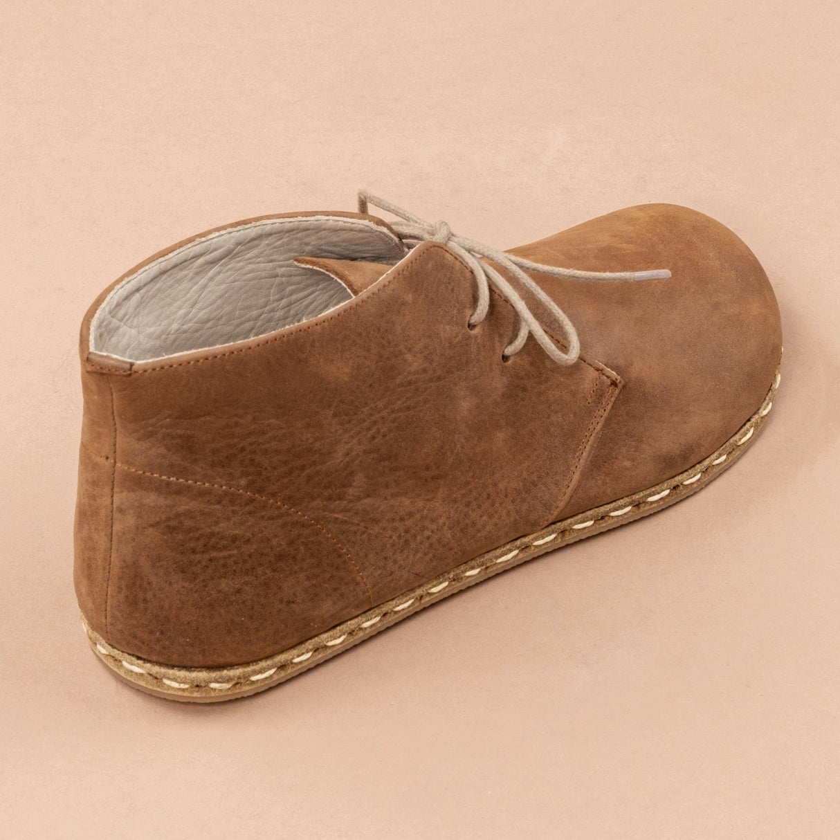 Men's Zaragoza Barefoot Boots with Laces from Atlantis Handmade Shoes