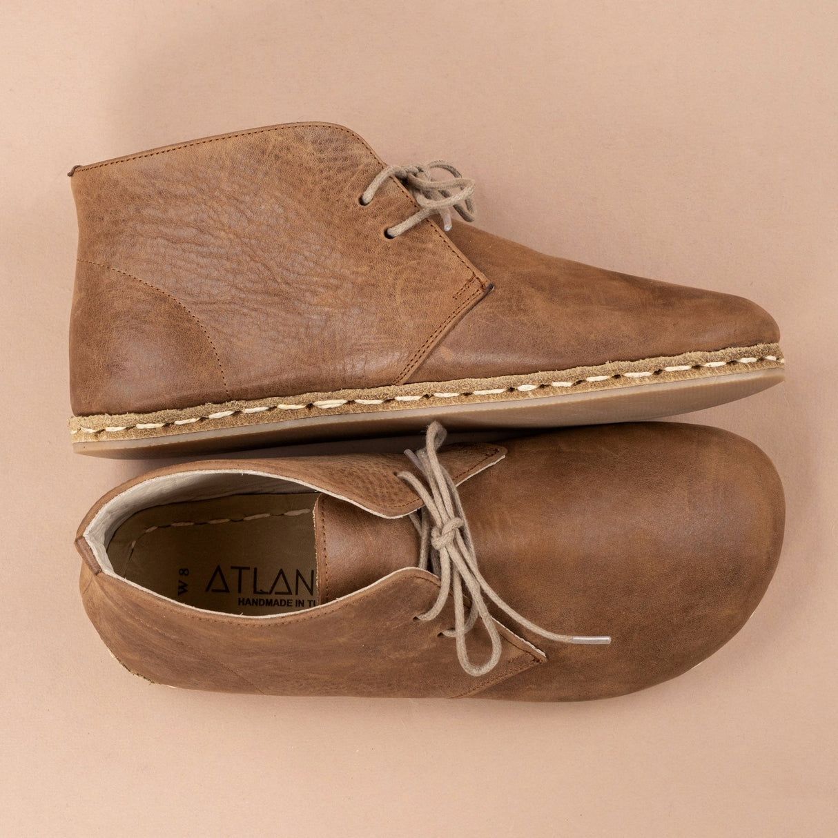 Women's Zaragoza Barefoot Boots with Laces from Atlantis Handmade Shoes
