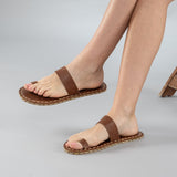 Lion Barefoot Thong Sandals from Atlantis Handmade Shoes