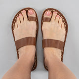 Lion Barefoot Thong Sandals from Atlantis Handmade Shoes