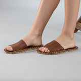 Lion Barefoot Slide Sandals from Atlantis Handmade Shoes