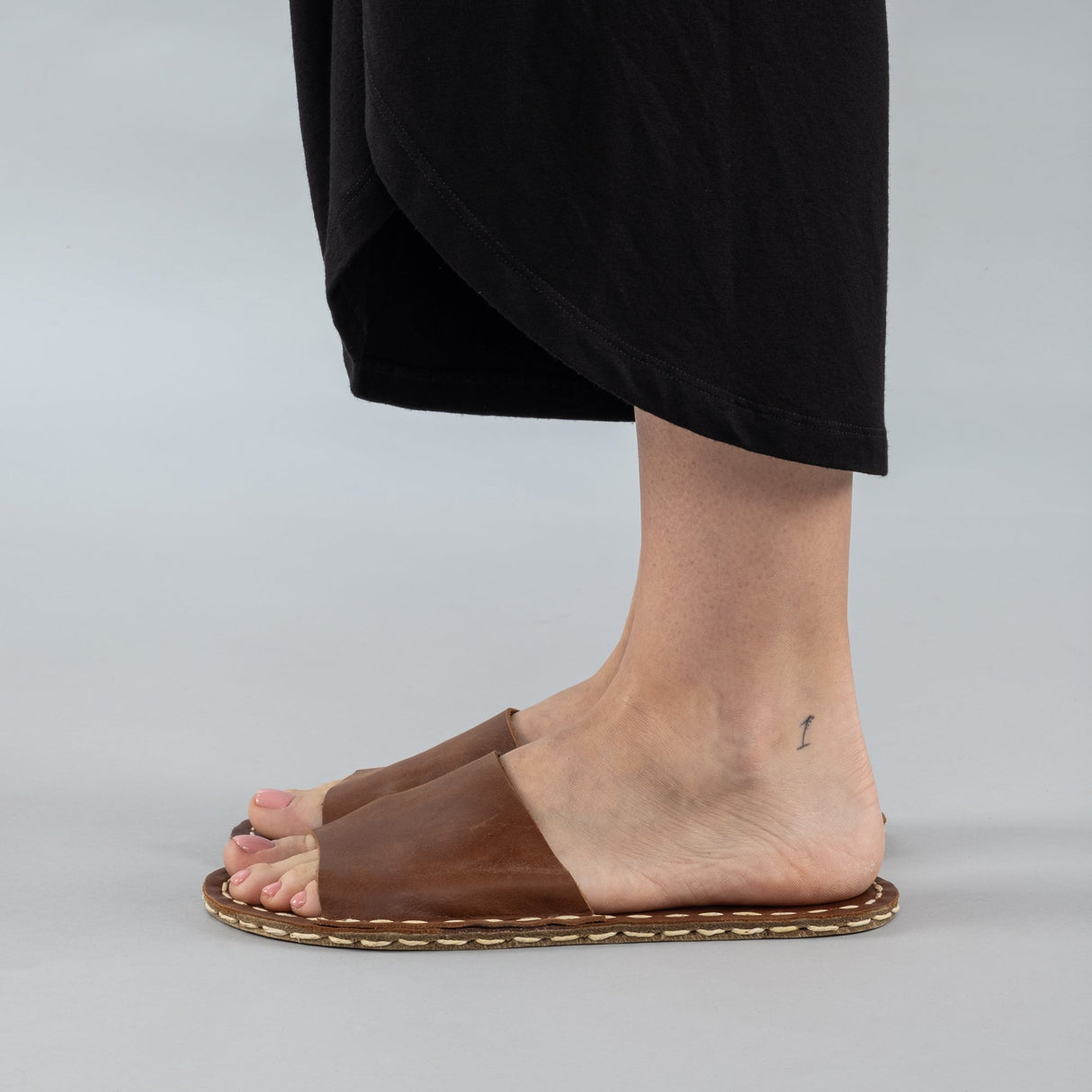 Lion Barefoot Slide Sandals from Atlantis Handmade Shoes