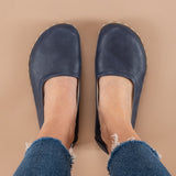 Blue Barefoot Ballet Flats from Atlantis Handmade Shoes
