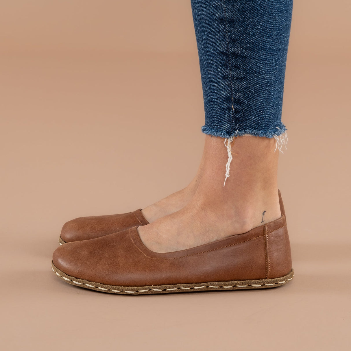 Lion Barefoot Ballet Flats from Atlantis Handmade Shoes