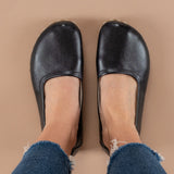 Black Barefoot Ballet Flats from Atlantis Handmade Shoes