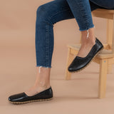 Black Barefoot Ballet Flats from Atlantis Handmade Shoes