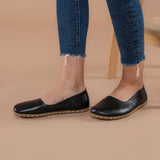 Black Barefoot Ballet Flats from Atlantis Handmade Shoes