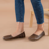Coffee Brown Barefoot Ballet Flats from Atlantis Handmade Shoes
