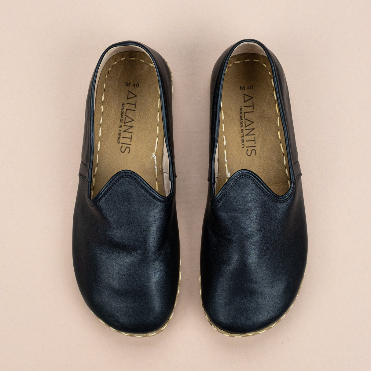 Women's Black Barefoots from Atlantis Handmade Shoes