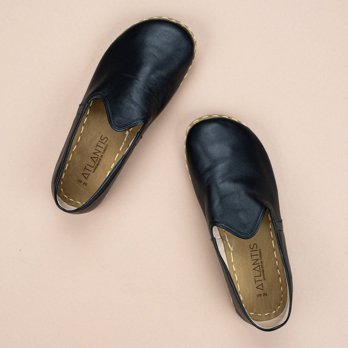Women's Black Barefoots from Atlantis Handmade Shoes