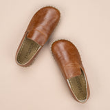 Women's Brown Minimalists from Atlantis Handmade Shoes